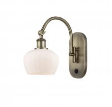 Innovations Lighting 518-1W-AB-G91 - Fenton - 1 Light - 7 inch - Antique Brass - Sconce