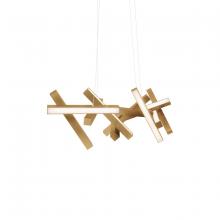  PD-64848-AB - Chaos Linear Pendant