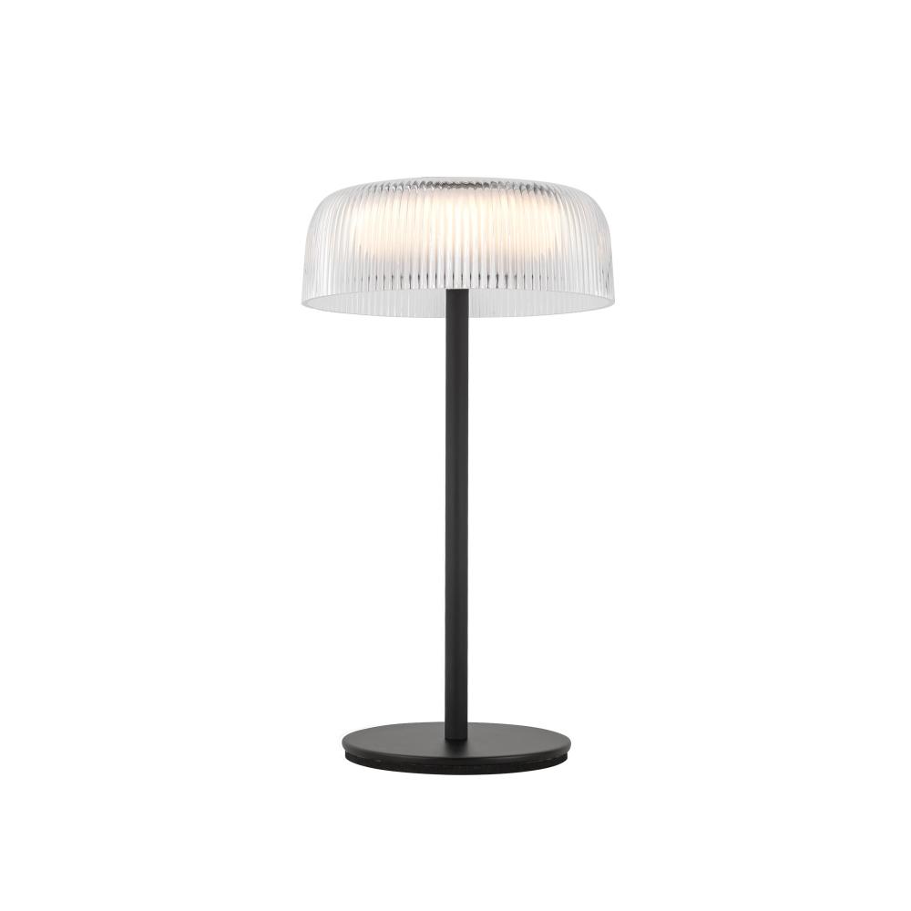 Brilla 6-in Black LED Table Lamp