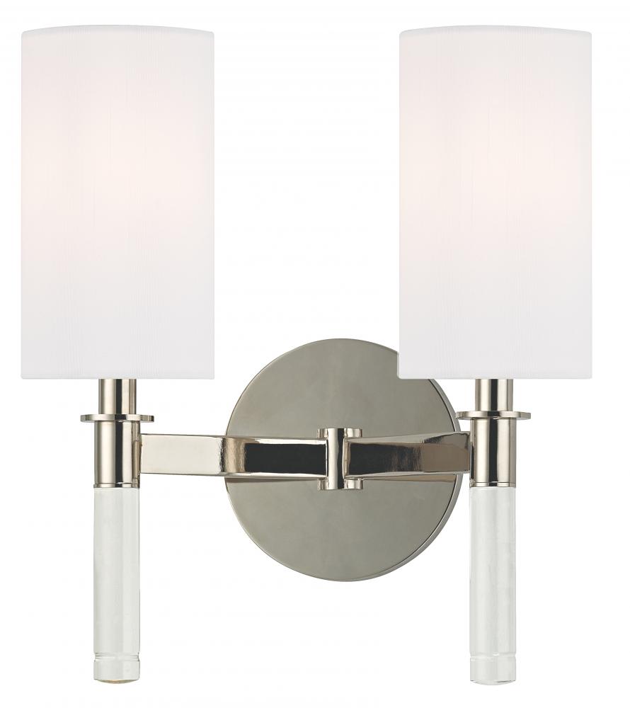 2 LIGHT WALL SCONCE