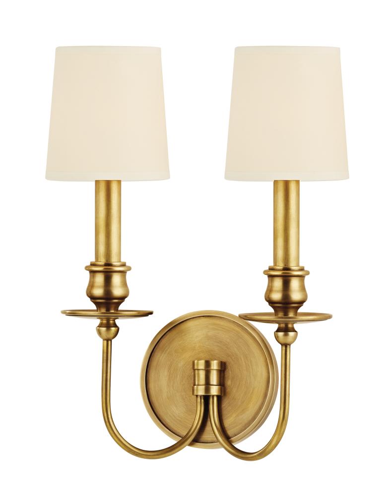 2 LIGHT WALL SCONCE