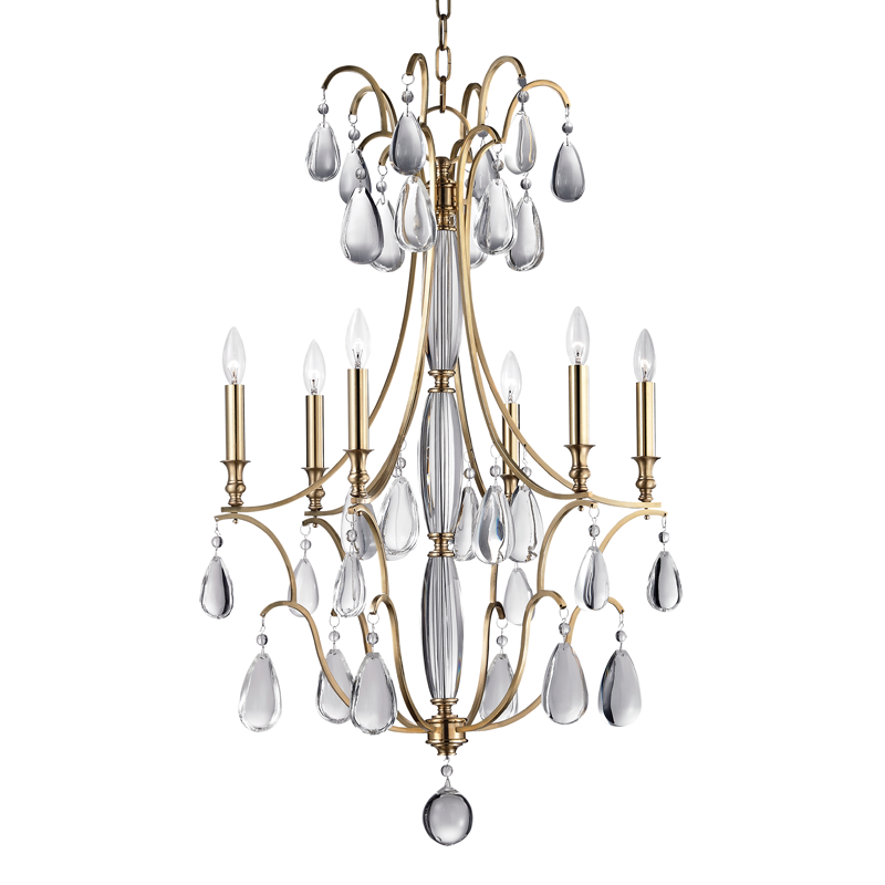 6 LIGHT CHANDELIER