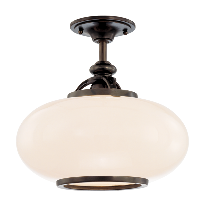 1 LIGHT SEMI FLUSH