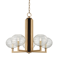 Hudson Valley 2415-AGB - 5 LIGHT CHANDELIER