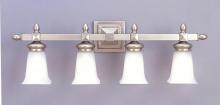 Hudson Valley 2824-SN - 4 LIGHT BATH BRACKET