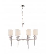 Hudson Valley 8518-PN - 8 LIGHT CHANDELIER