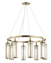 Hudson Valley 9130-AGB - 8 LIGHT PENDANT