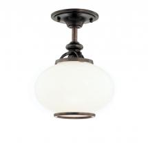 Hudson Valley 9809F-OB - 1 LIGHT SEMI FLUSH