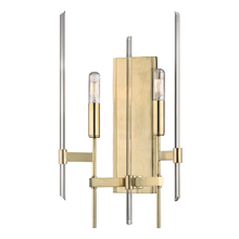 Hudson Valley 9902-AGB - 2 LIGHT WALL SCONCE