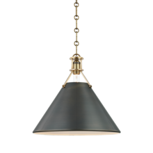 Hudson Valley MDS952-ADB - 1 LIGHT LARGE PENDANT