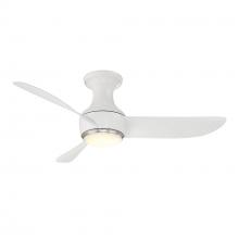 Modern Forms US - Fans Only FH-W2203-44L27BNMW - Corona 44 Flush Mount Ceiling Fan