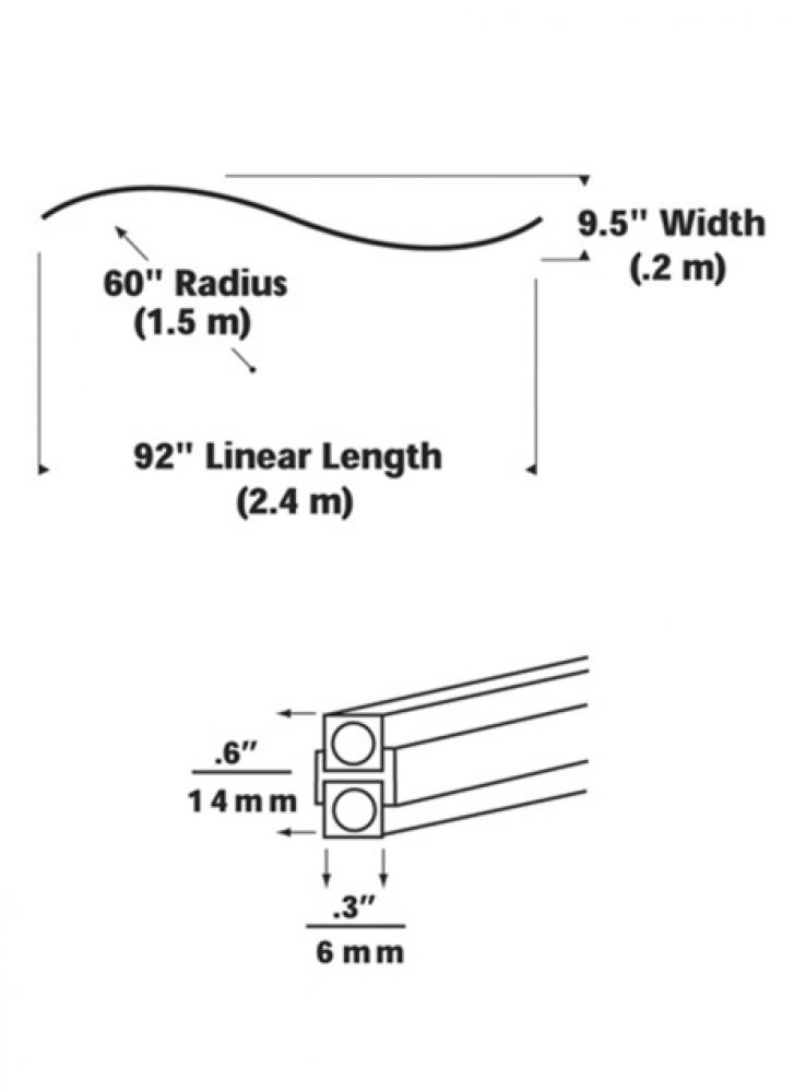 Pre-Bent S Curve MonoRail