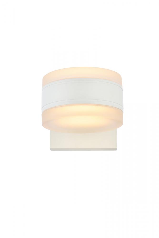 Raine Integrated LED Wall Sconce in White