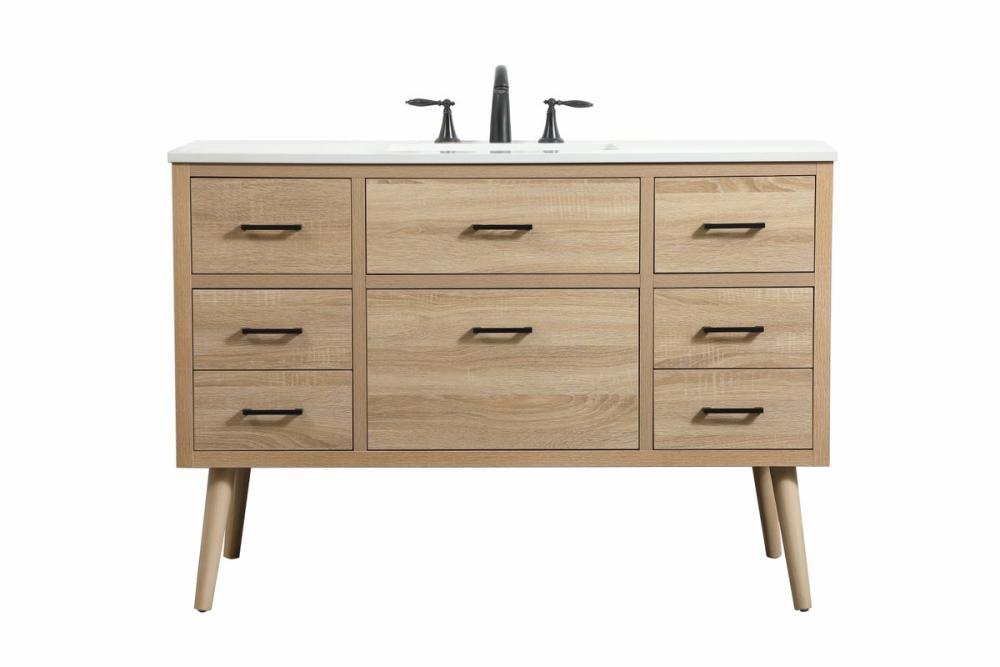 48 Inch Single Bathroom Vanity in Mango Wood