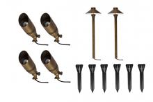 Elegant KIT20402 - Aera Cast Brass Spot and Path Lighting Pack of 6 Kit 2