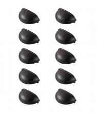 Elegant PL3002-ORB-10PK - Atticus 3" Center to Center Oil-rubbed Bronze Cup Bar Pull Multipack (Set of 10)