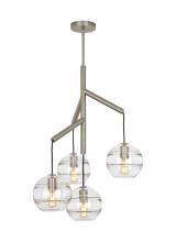 VC Modern TECH Lighting 700SDNMPR1CS - Sedona Single Chandelier