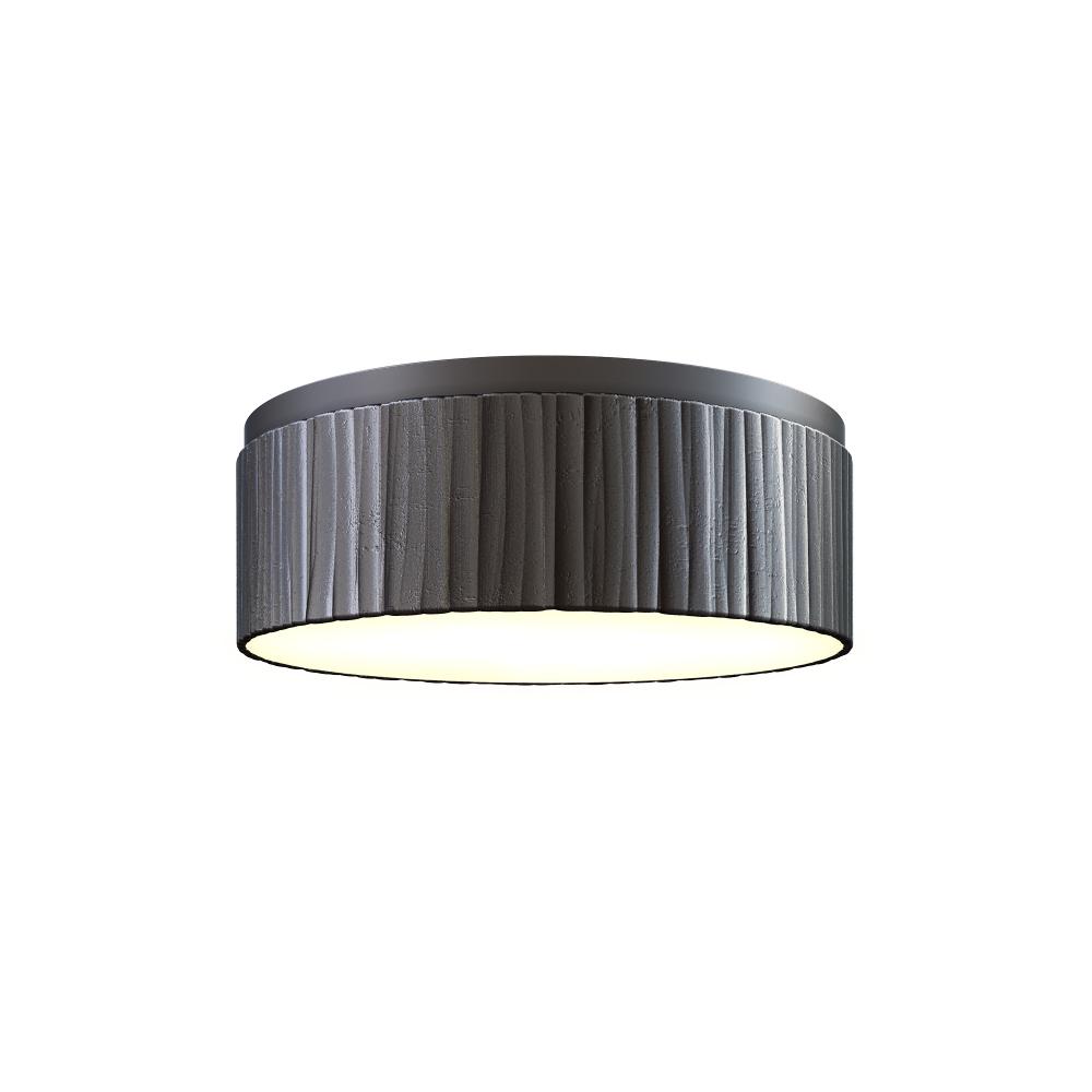 Kensington 12-in Urban Bronze LED Flush Mount