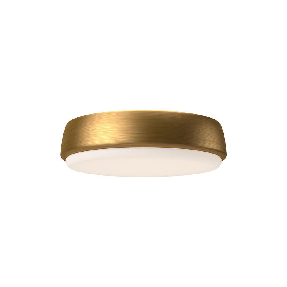 Laval 9-in Aged Gold LED Flush Mount