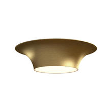 Alora Lighting FM523016BG - Emiko 16-in Brushed Gold 2 Lights Flush Mount