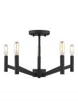 Visual Comfort & Co. Studio Collection 7724305-112 - Vector Five Light Semi-Flush Mount