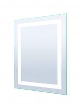 Canarm LM101A2331D - LED Sq. Mirror, 23.6" W x 31.5" H, On off Touch Button, 43W, 3000K, 80 CRI