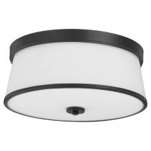 Quorum 3203-16-59 - Weir 16 inches Ceiling Mount, Matte Black