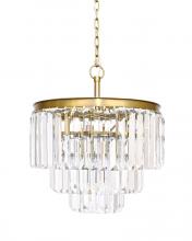 Light Citizen FRANCIS-S - Francis 19" Round x 16"High Gold Chandelier With Crystal