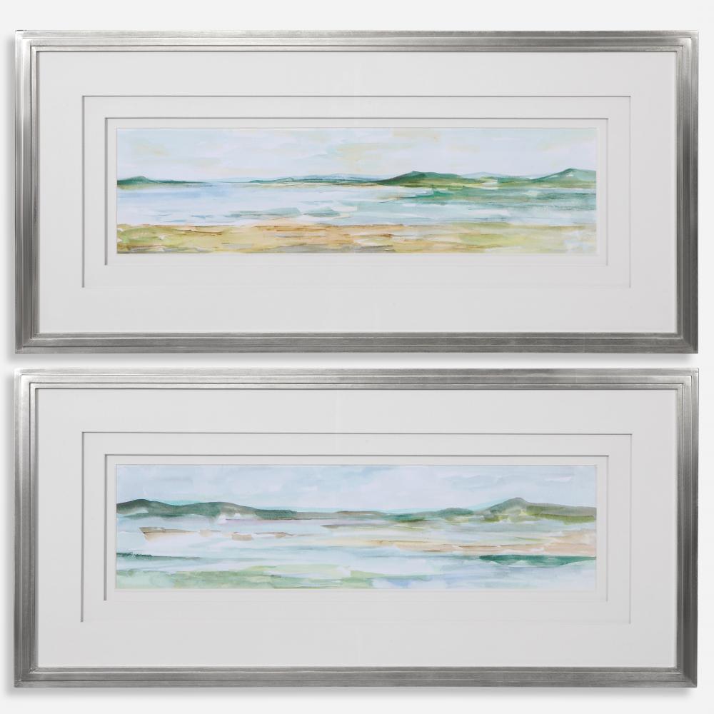 Panoramic Seascape Framed Prints Set/2