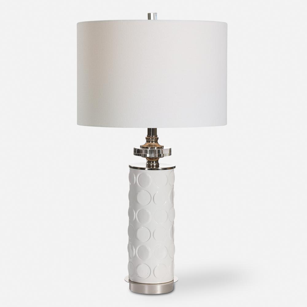 Uttermost Calia White Table Lamp