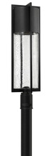 Hinkley 1321BK - Hinkley Lighting Shelter Series 1321BK Exterior Post Lantern (Incandescent or LED)