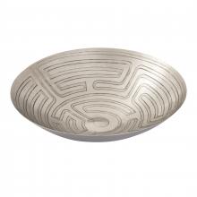 ELK Home H0807-10672 - Maze Etched Centerpiece Bowl - Nickel