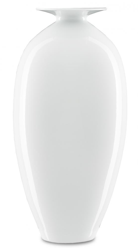 Imperial White Tall Vase