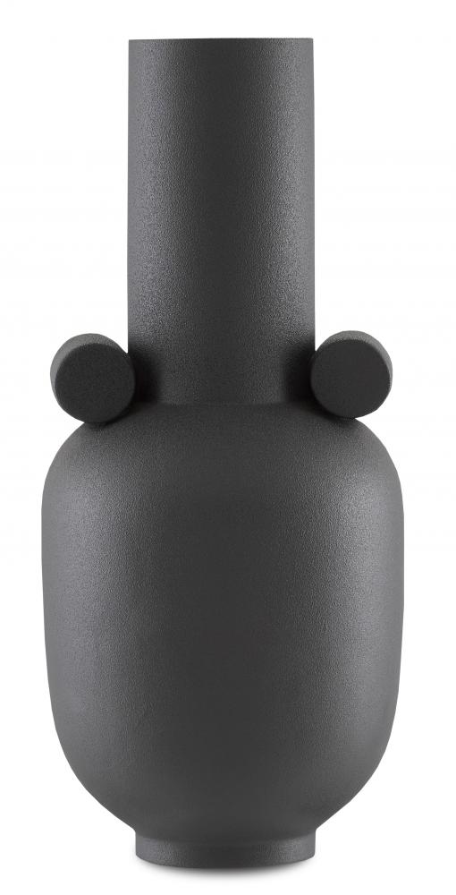 Happy 40 Long Black Vase