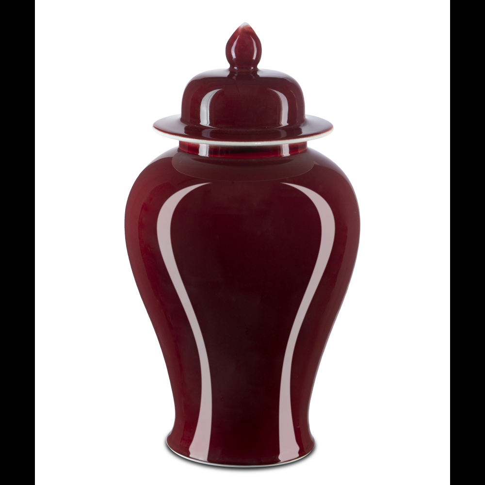 Oxblood Medium Temple Jar