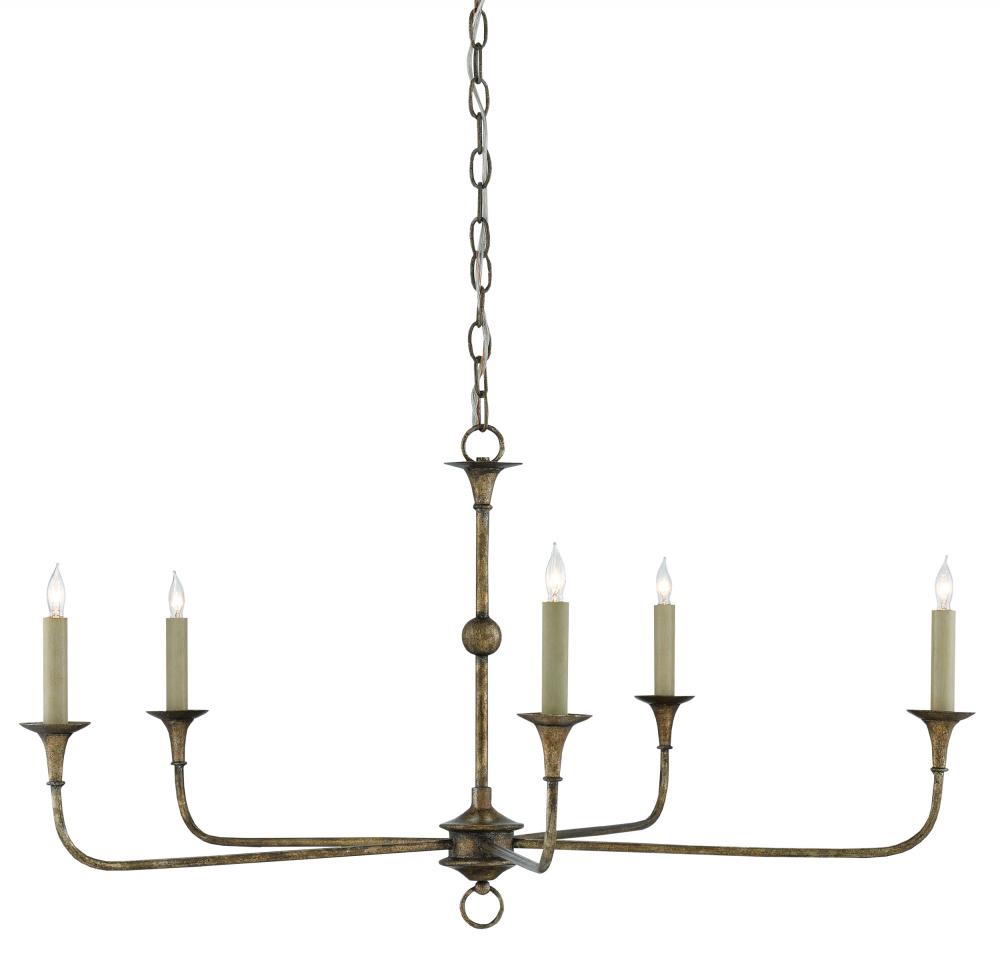 Nottaway Small Bronze Chandelier