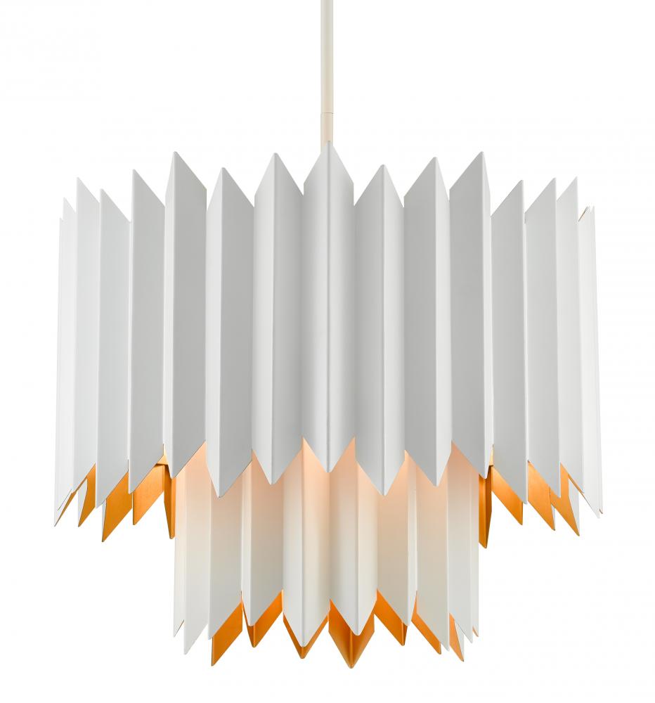 Syrie White Chandelier