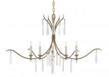 Currey 9000-0810 - Marshallia Small Brass Chandelier