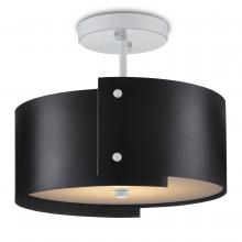 Currey 9000-0983 - Ritsu Black Semi-Flush Mount